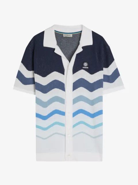 SANDBANKS Cardigan mit Zickzackmuster