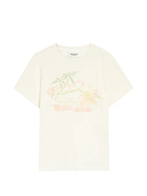 Etoile graphic-print cotton T-shirt