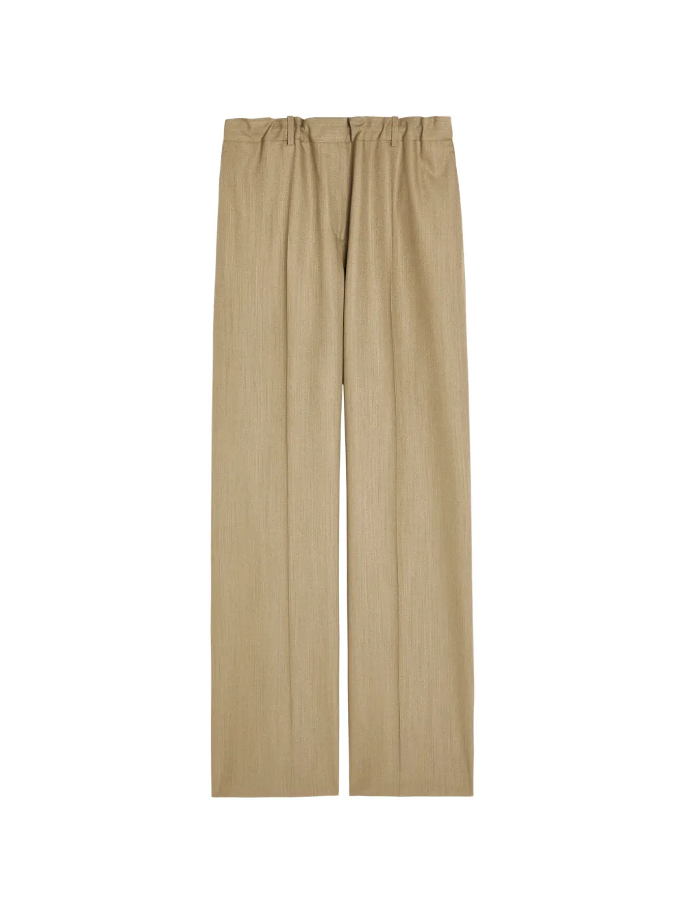 CALVIN KLEIN COLLECTION pleated straight-leg trousers - Marrone