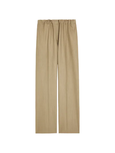 CALVIN KLEIN COLLECTION pleated straight-leg trousers
