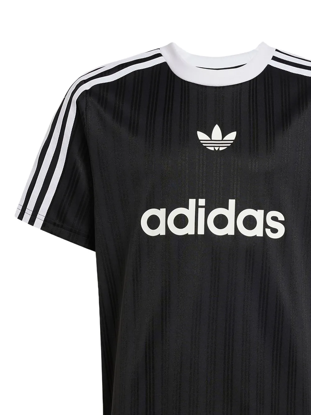 adidas Kids Adicolor T-shirt met logo-print Zwart