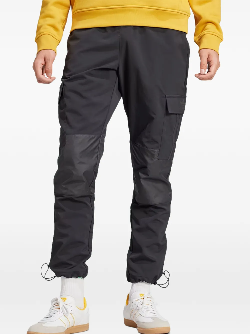 adidas Cargo broek met logodetail Zwart