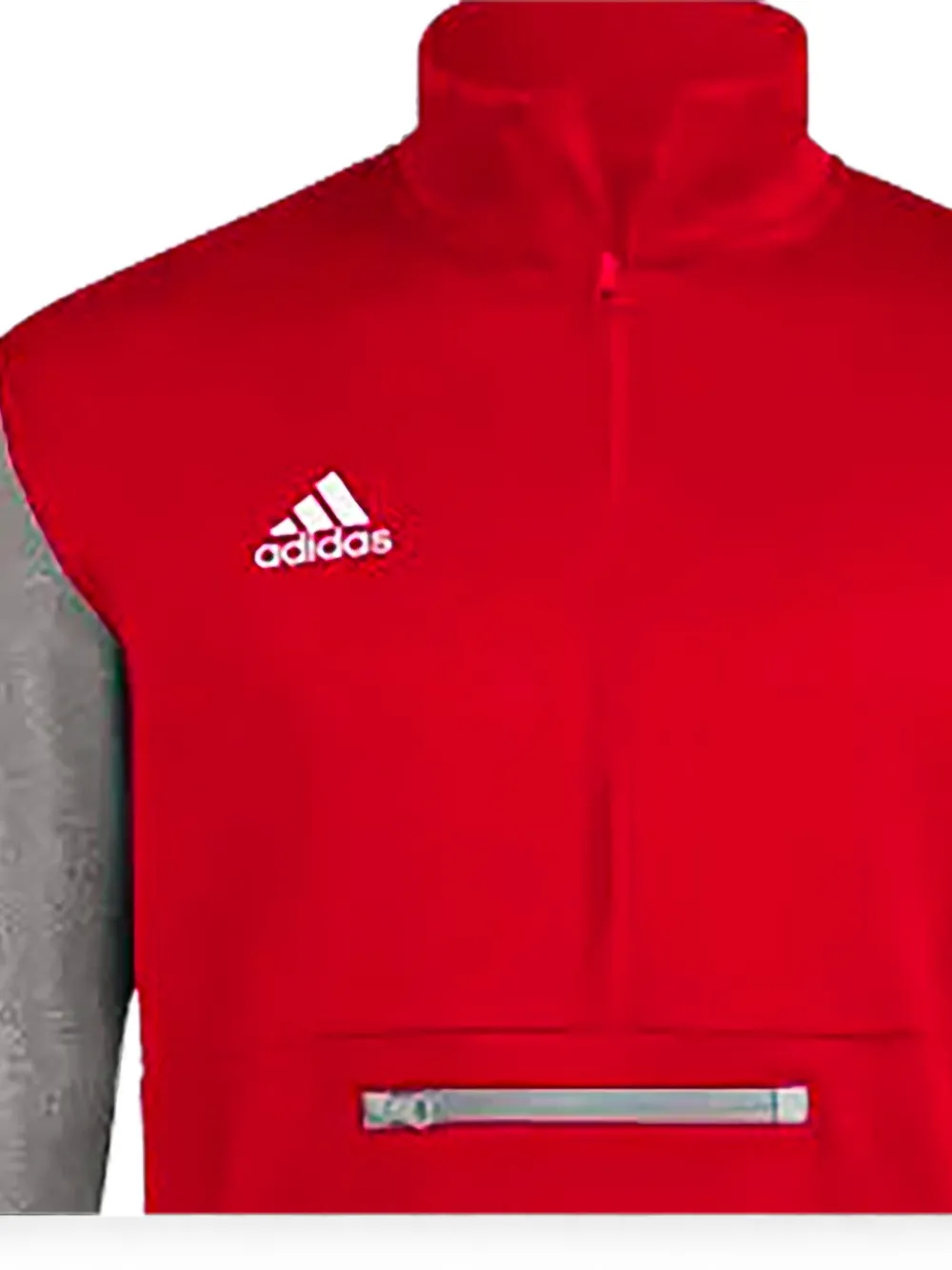 adidas Team Issue sweater met rits Rood