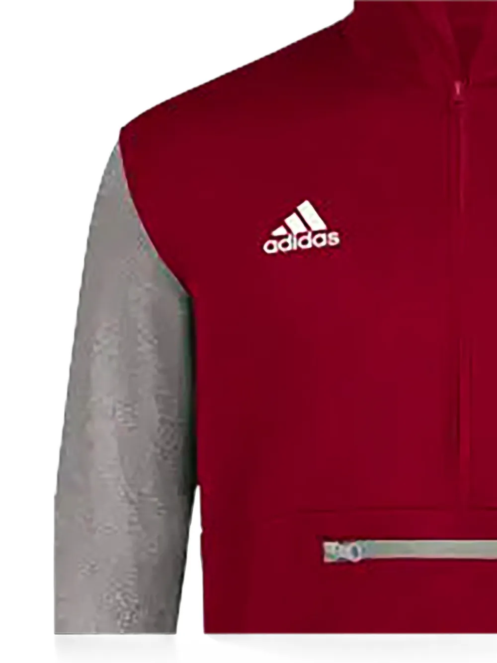 adidas Jack met rits en logoprint Rood