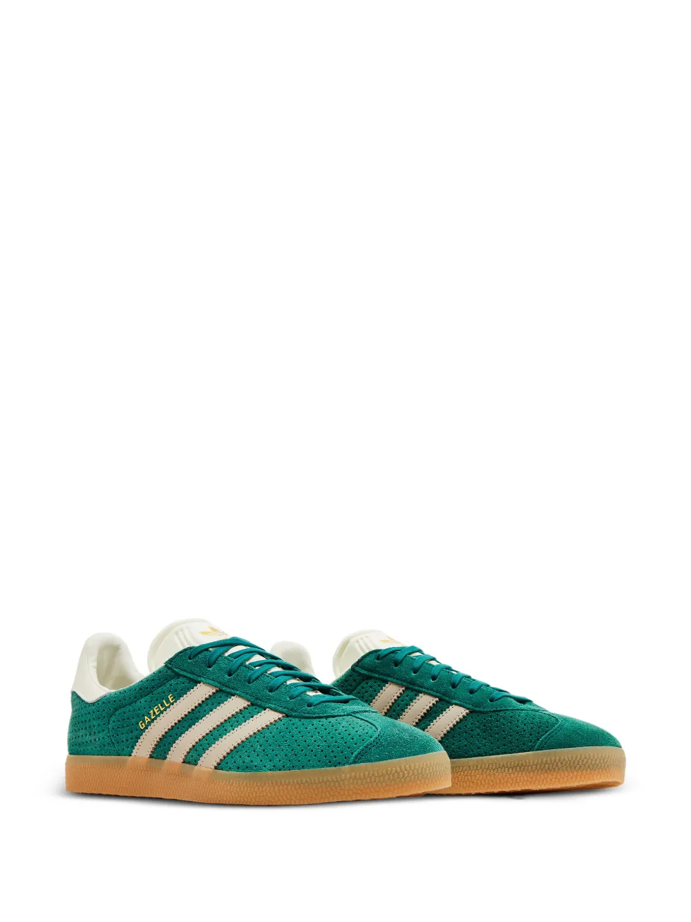 adidas Gazelle geperforeerde sneakers Groen