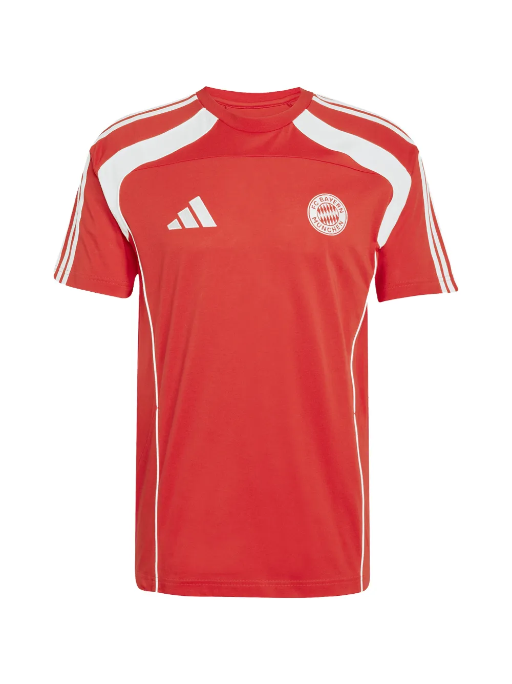 adidas FC Bayern T-shirt met logopatch Rood