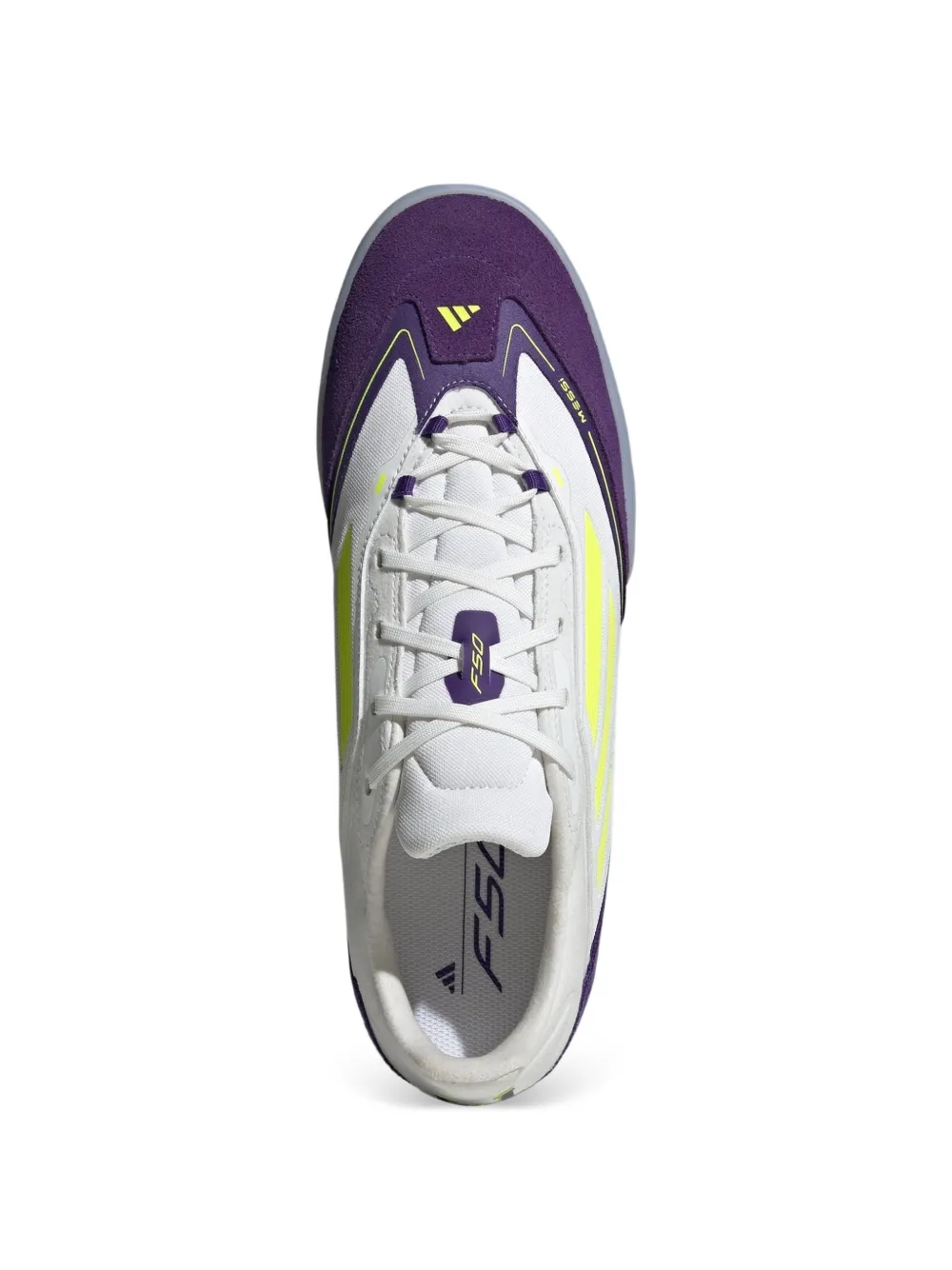 adidas F50 Freestyle "Messi Triunfo Estelar Pack Cloud White Lucid Lemon Purple" sneakers Wit