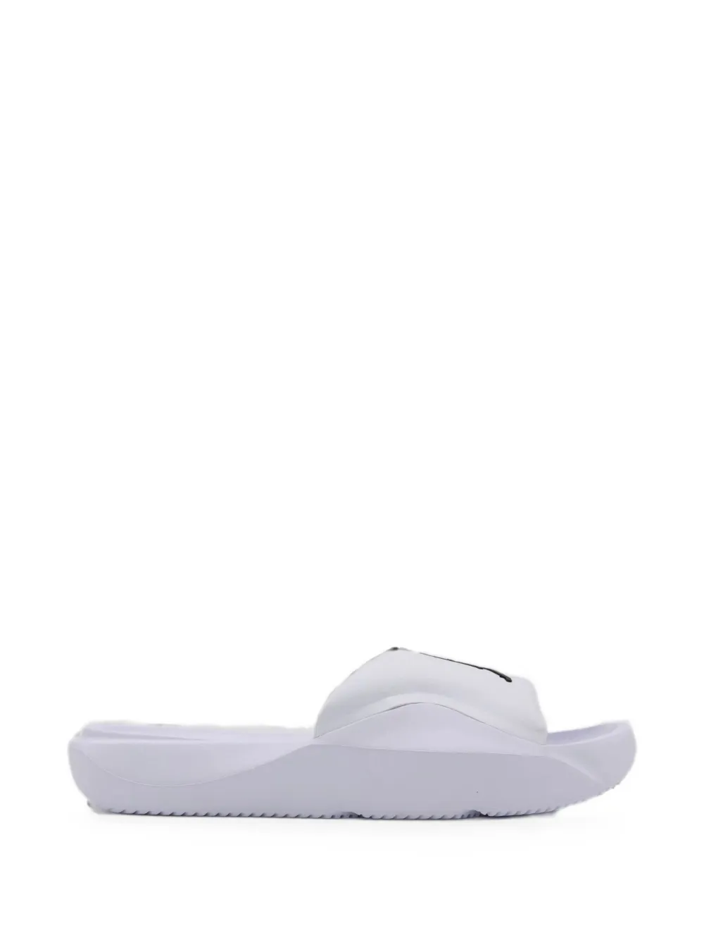 Jordan Franchise Logo-print Slides In Gray