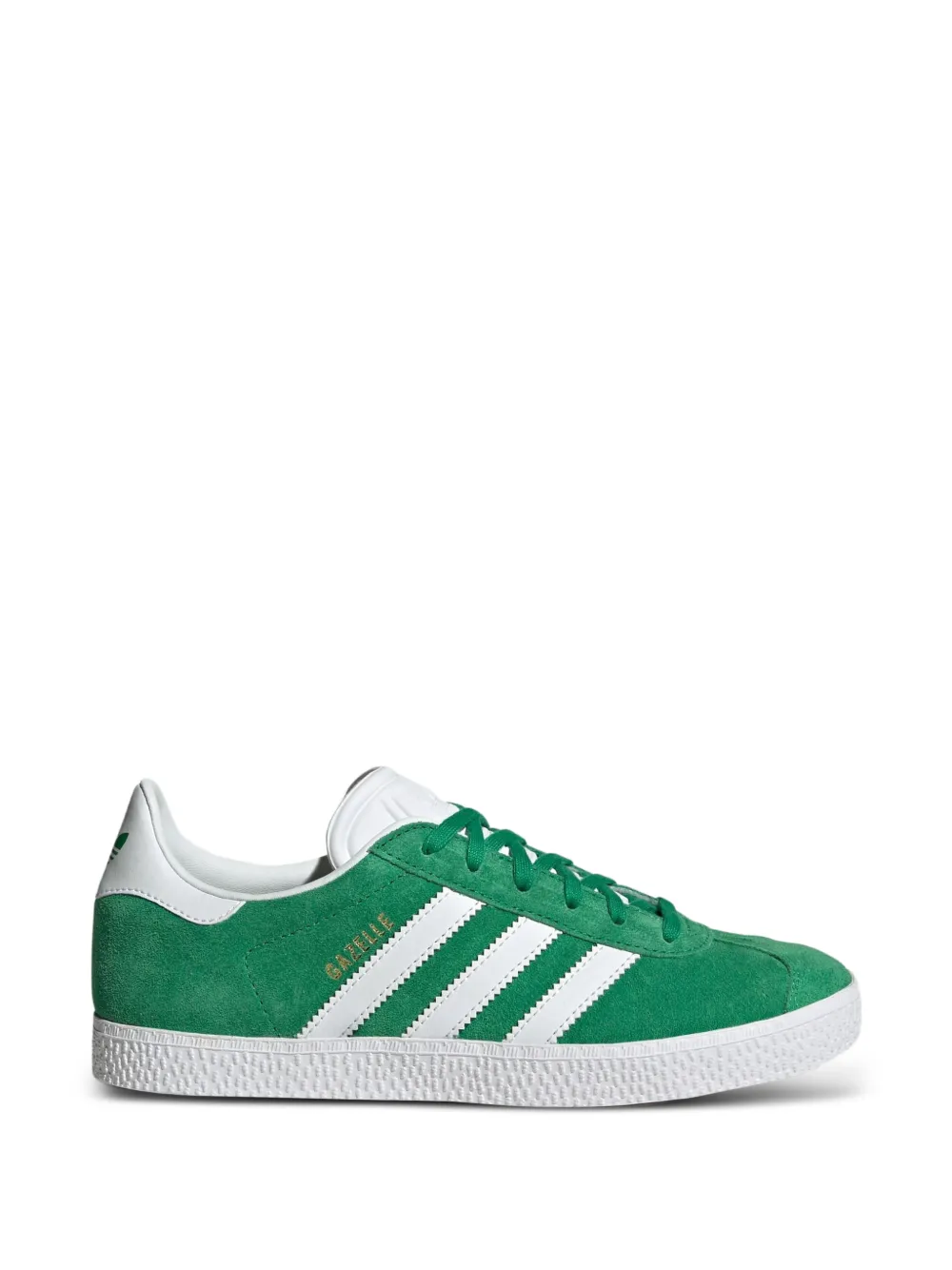 adidas Kids Sneakers Gazelle Green/Cloud White/Gold Metallic - Verde
