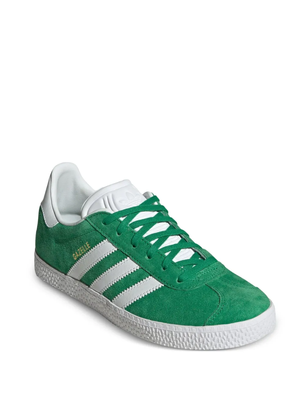 adidas Kids Gazelle "Green Cloud White Gold Metallic" sneakers Groen