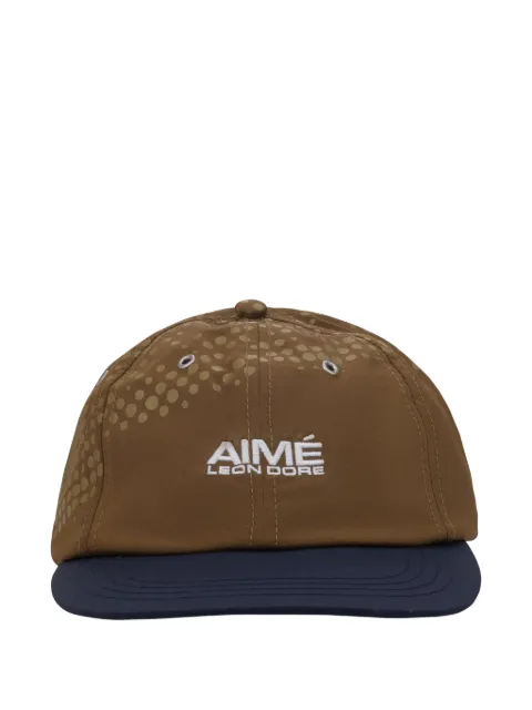 Aimé Leon Dore logo-embroidered polka-dot cap