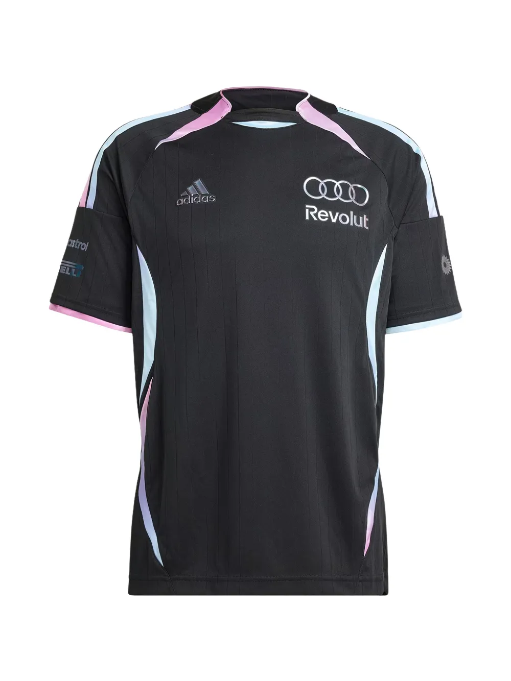 adidas Audi Revolut logo-print T-shirt - Schwarz