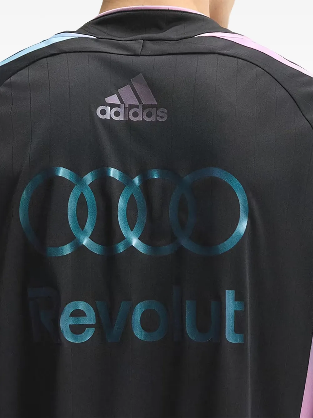adidas Audi Revolut logoprinten T-shirt Zwart