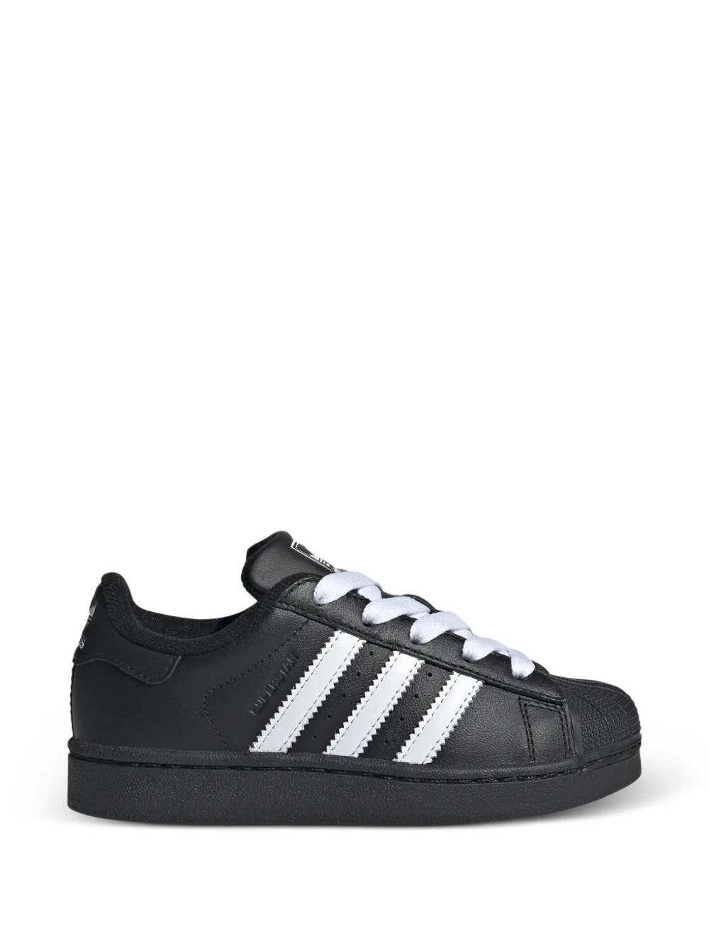 adidas Kids Sneakers Superstar II a righe - Nero