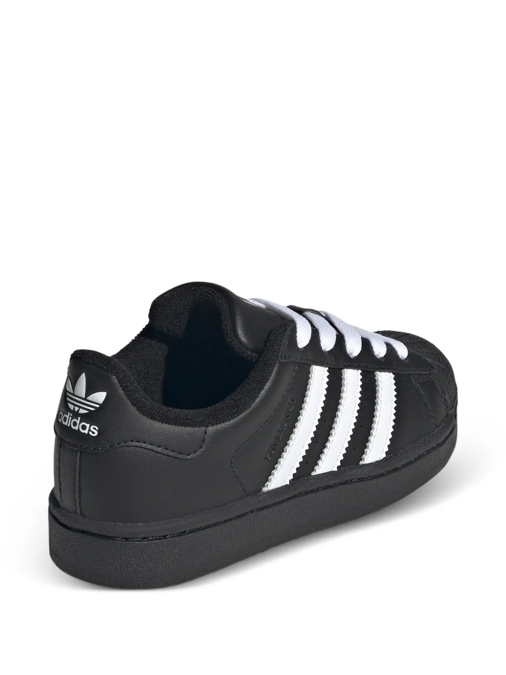 adidas Kids Superstar II sneakers met schelpen neus Zwart