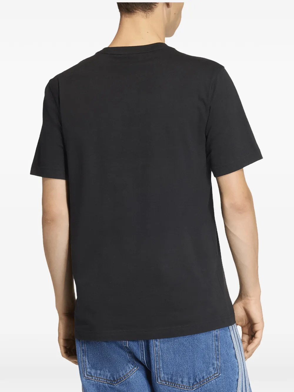 adidas T-shirt met logoprint Zwart