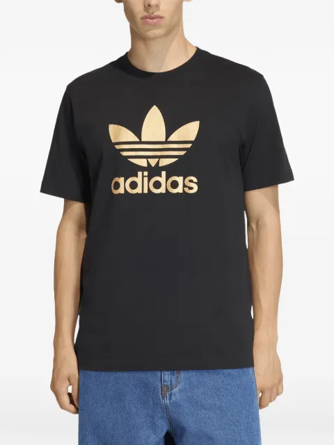 adidas Trefoil logo-print T-shirt