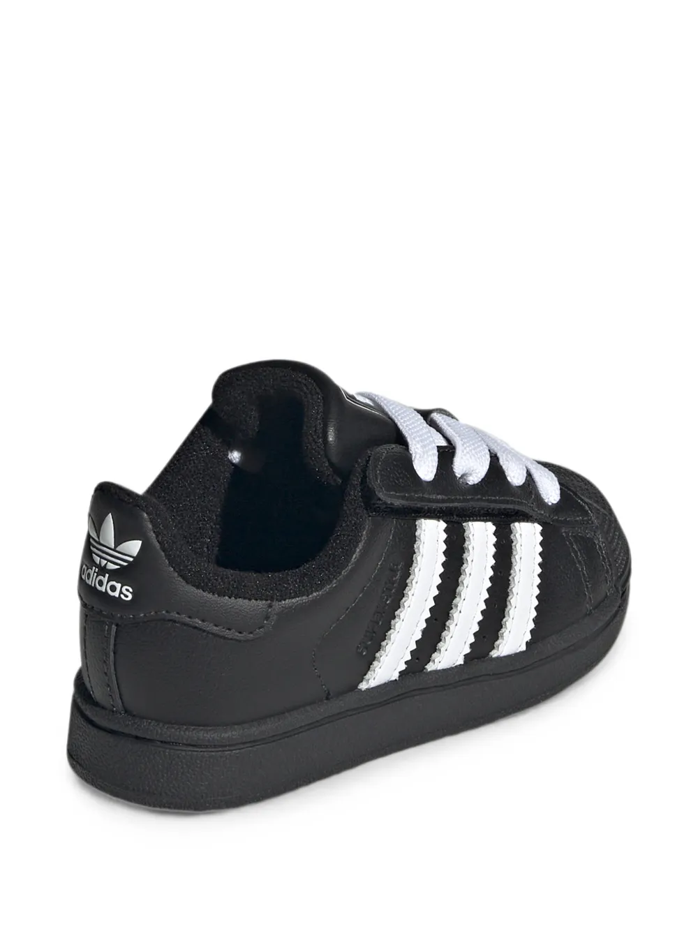 adidas Kids Superstar II sneakers met schelpen neus Zwart