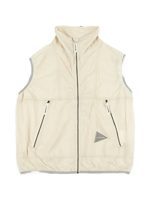 and Wander Pertex logo-print wind vest
