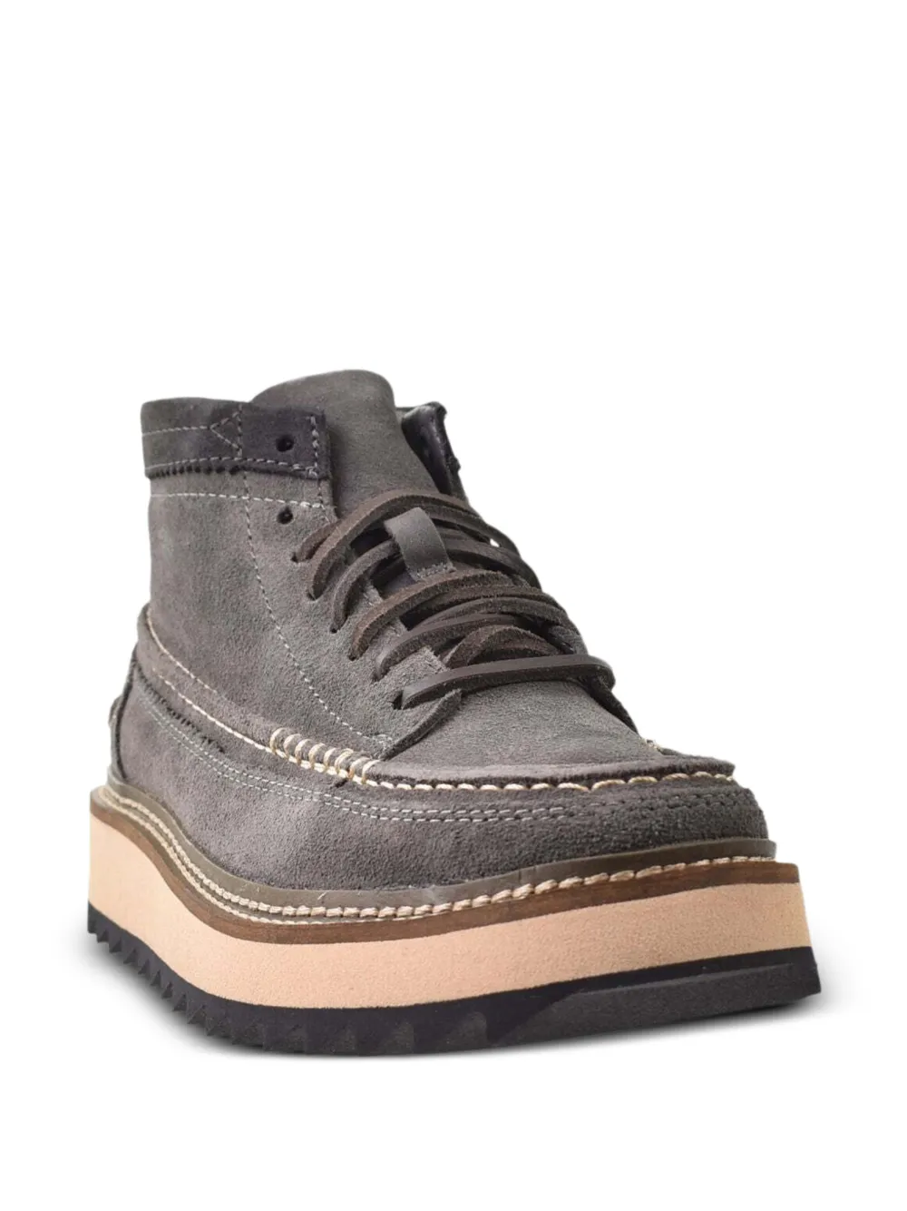 Clarks Originals Clarkhill Mid suède enkellaarzen Grijs