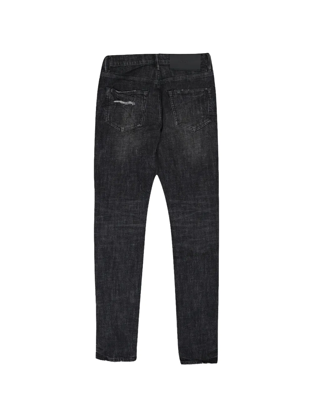Purple Brand Gerafelde jeans Zwart