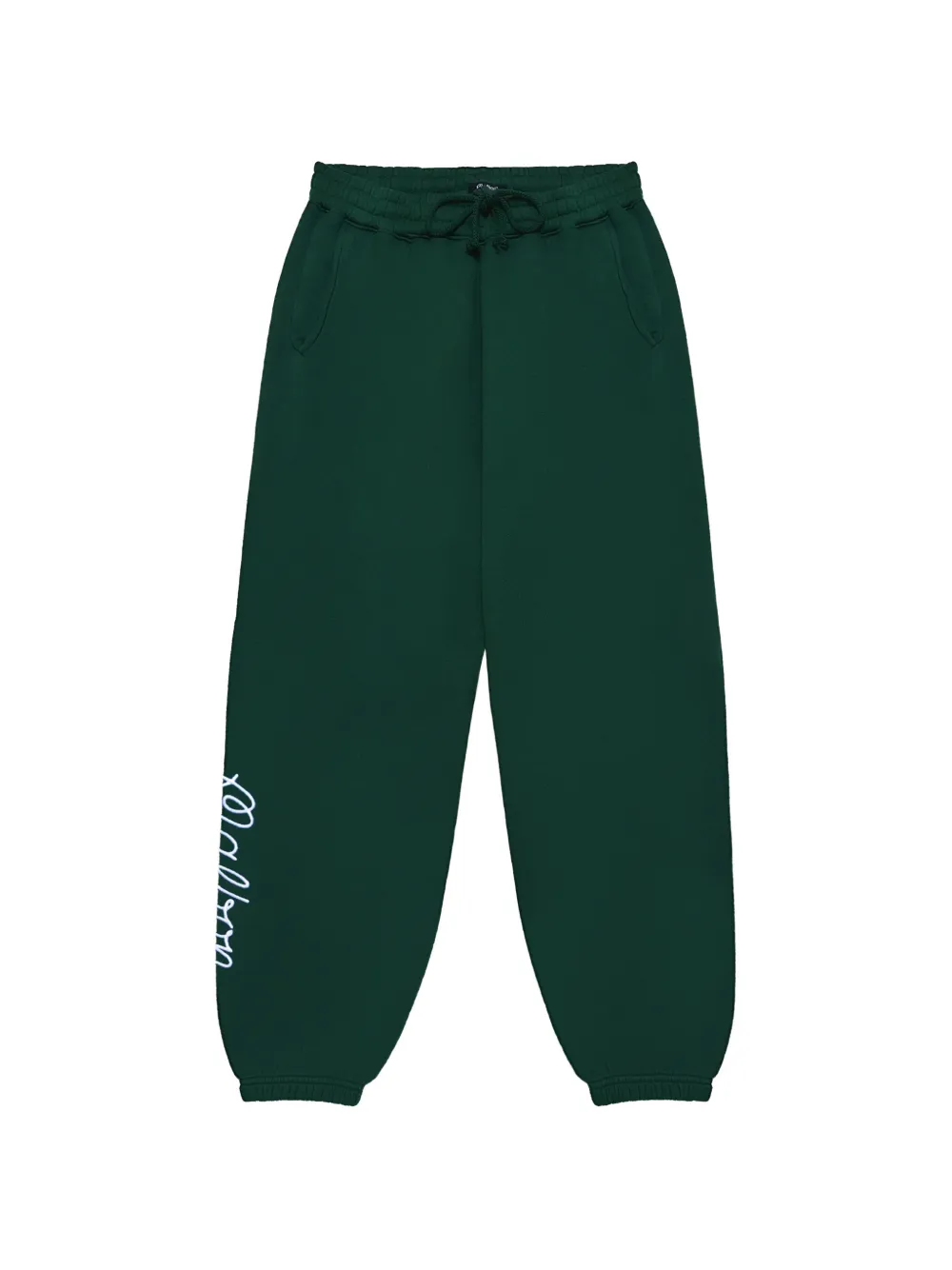 Malbon Golf Clubhouse logo-embroidered track pants - Verde