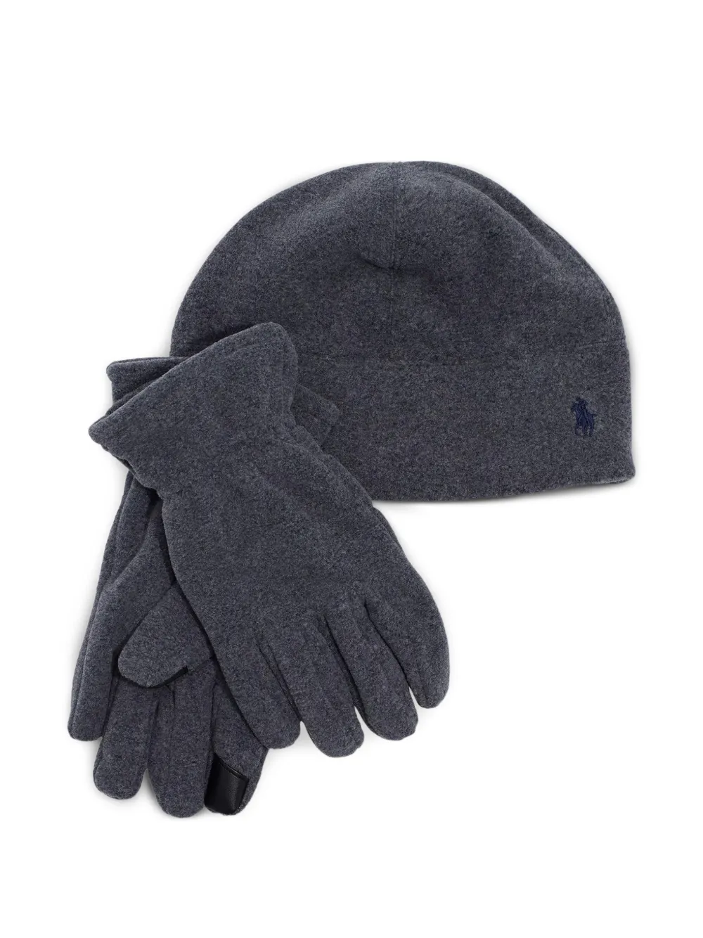 Polo Ralph Lauren Set guanti e berretto - Grigio