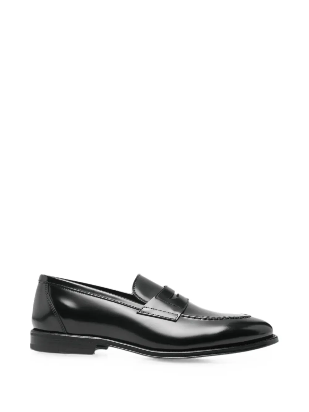 Henderson Baracco polished leather loafers - Nero