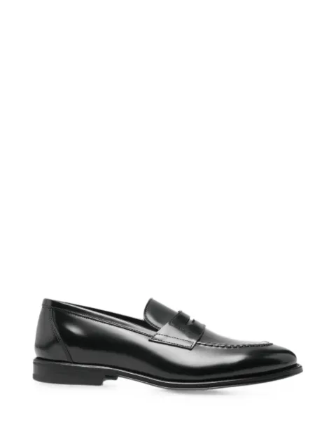 Henderson Baracco polished leather loafers