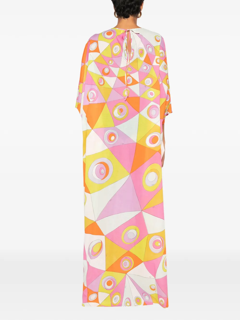 PUCCI Zijden maxi-jurk Roze