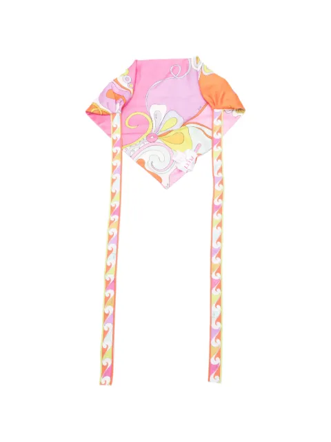 PUCCI Marmo-print silk-twill headscarf