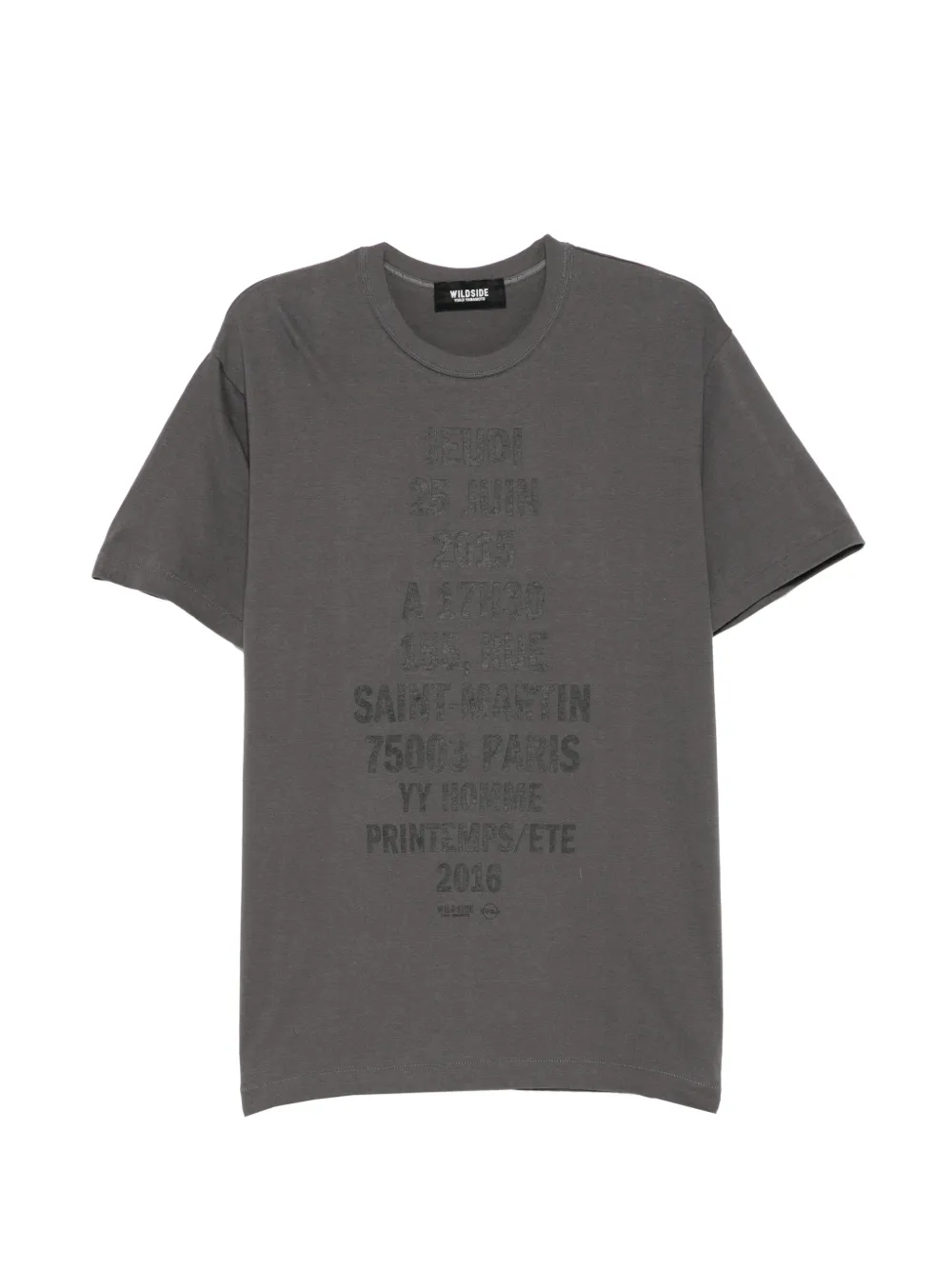 Yohji Yamamoto Invitation T-shirt - Grigio