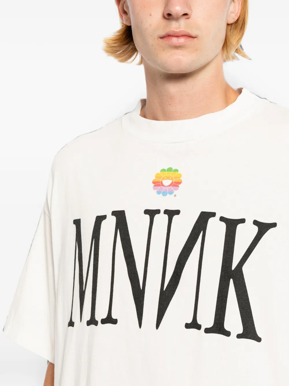 SAINT MXXXXXX T-shirt met logoprint Wit
