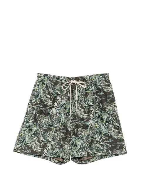 Auralee printed silk shorts