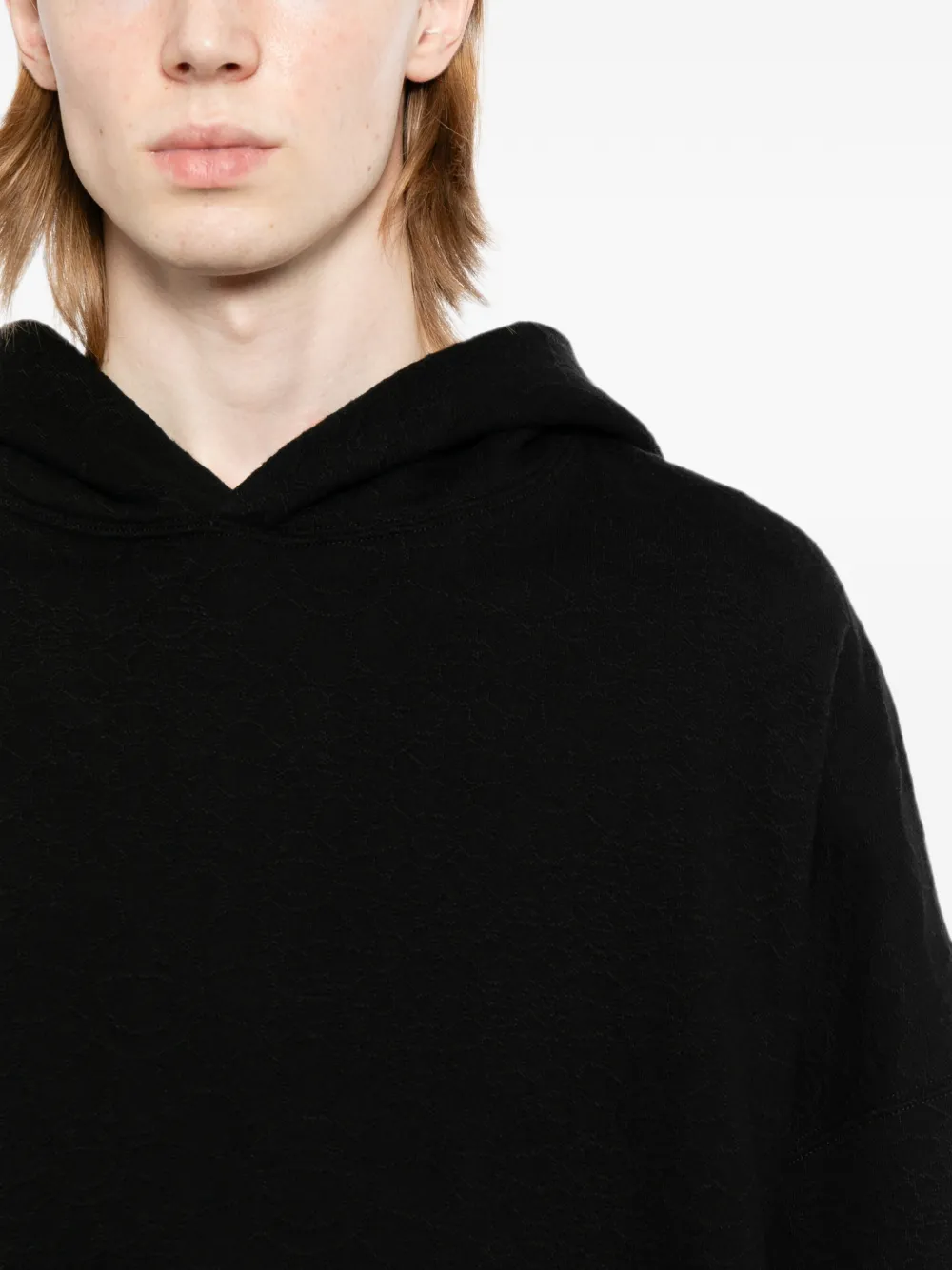 SAINT MXXXXXX Hoodie met Mononoke-print Zwart
