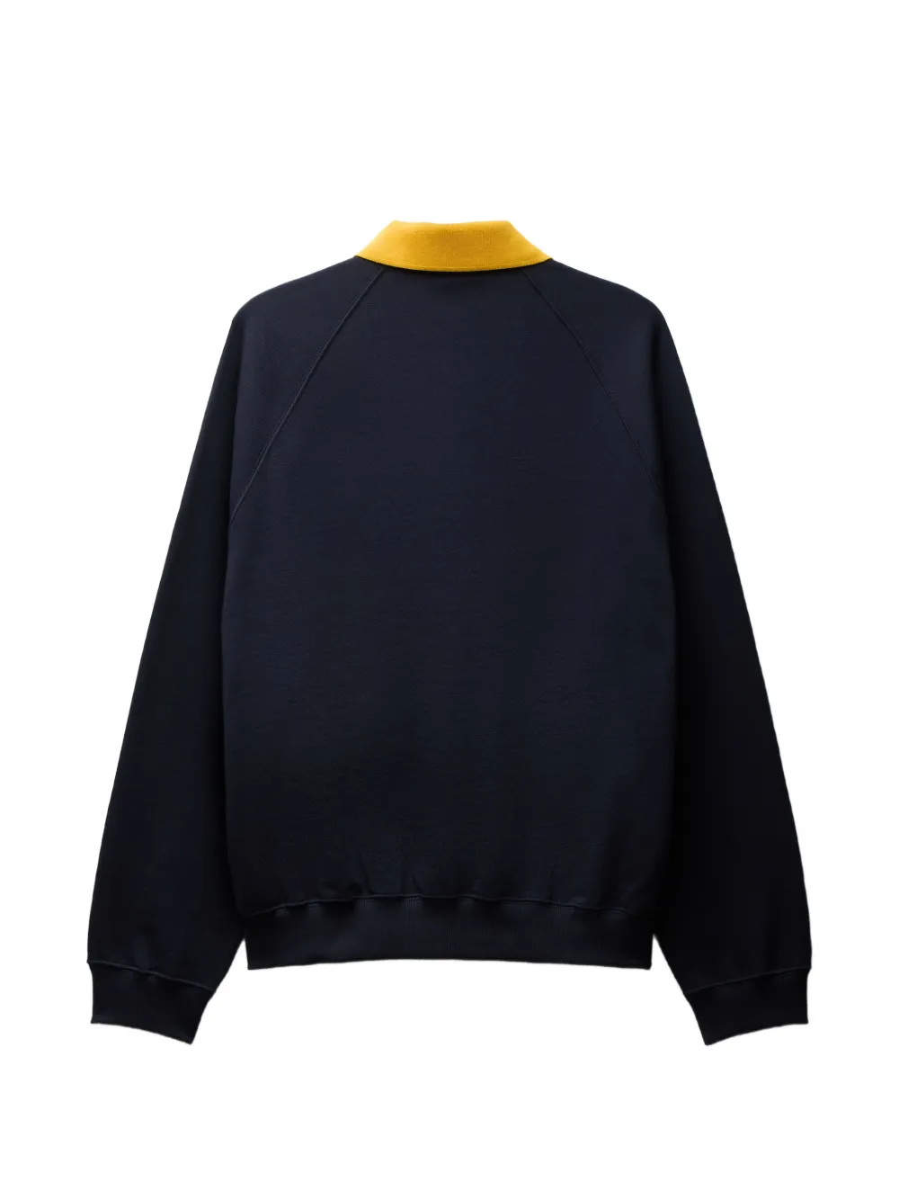 Versace Katoenen-jersey sweater met borduurwerk Blauw