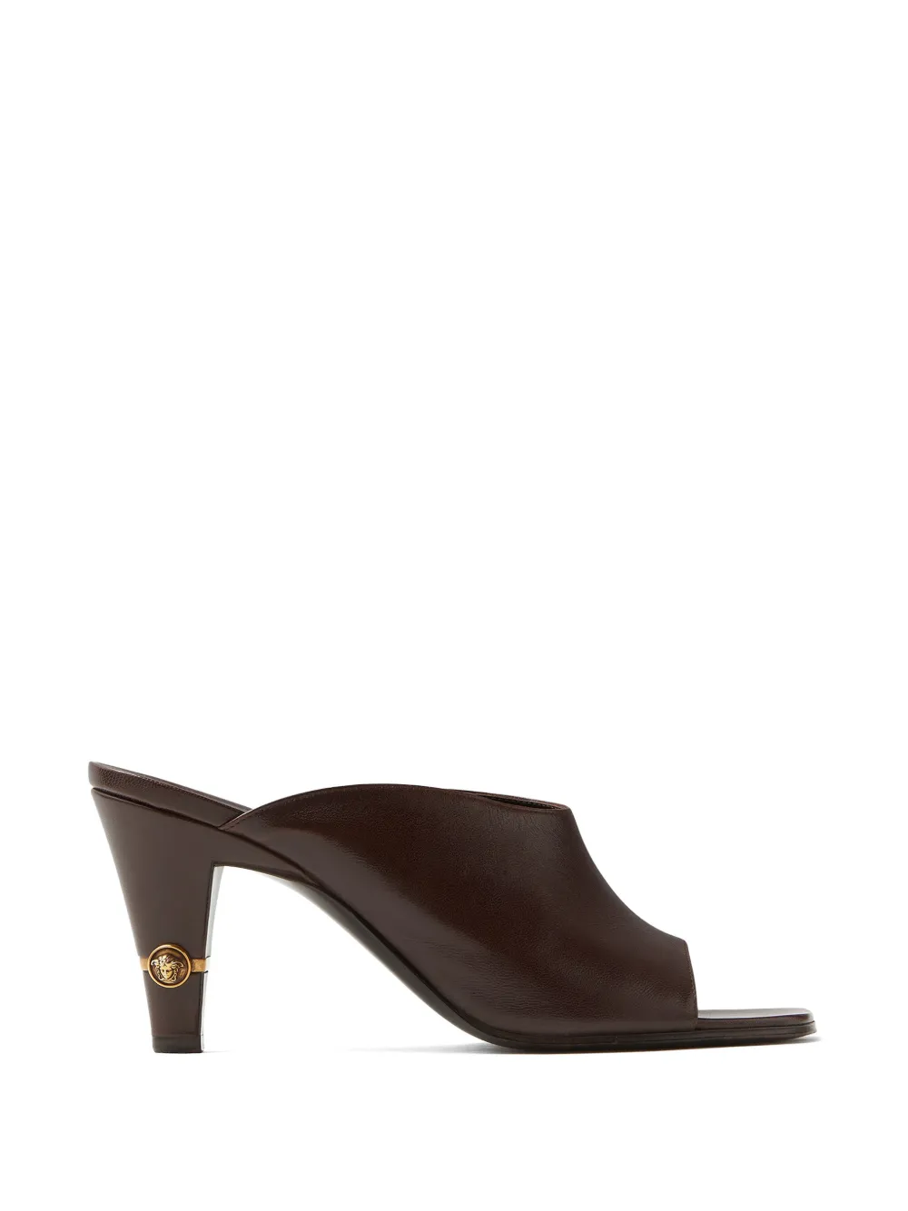 Versace Giulietta leather mules 80 mm - Black
