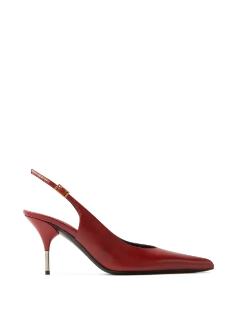 Versace Nyx leather slingbacks 80 mm