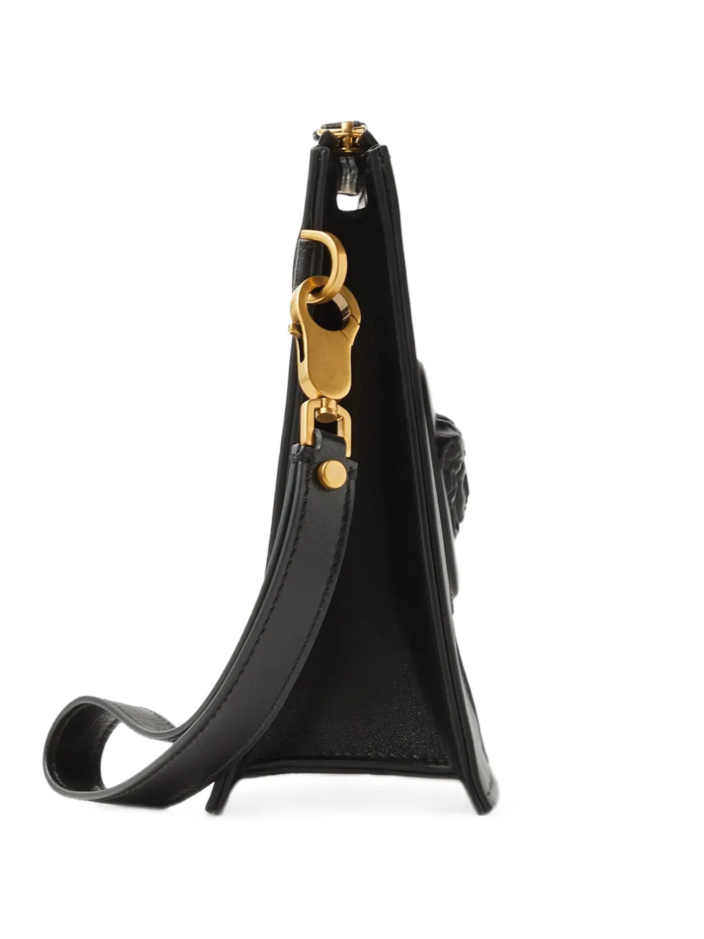 Versace Lou leren buidel Zwart