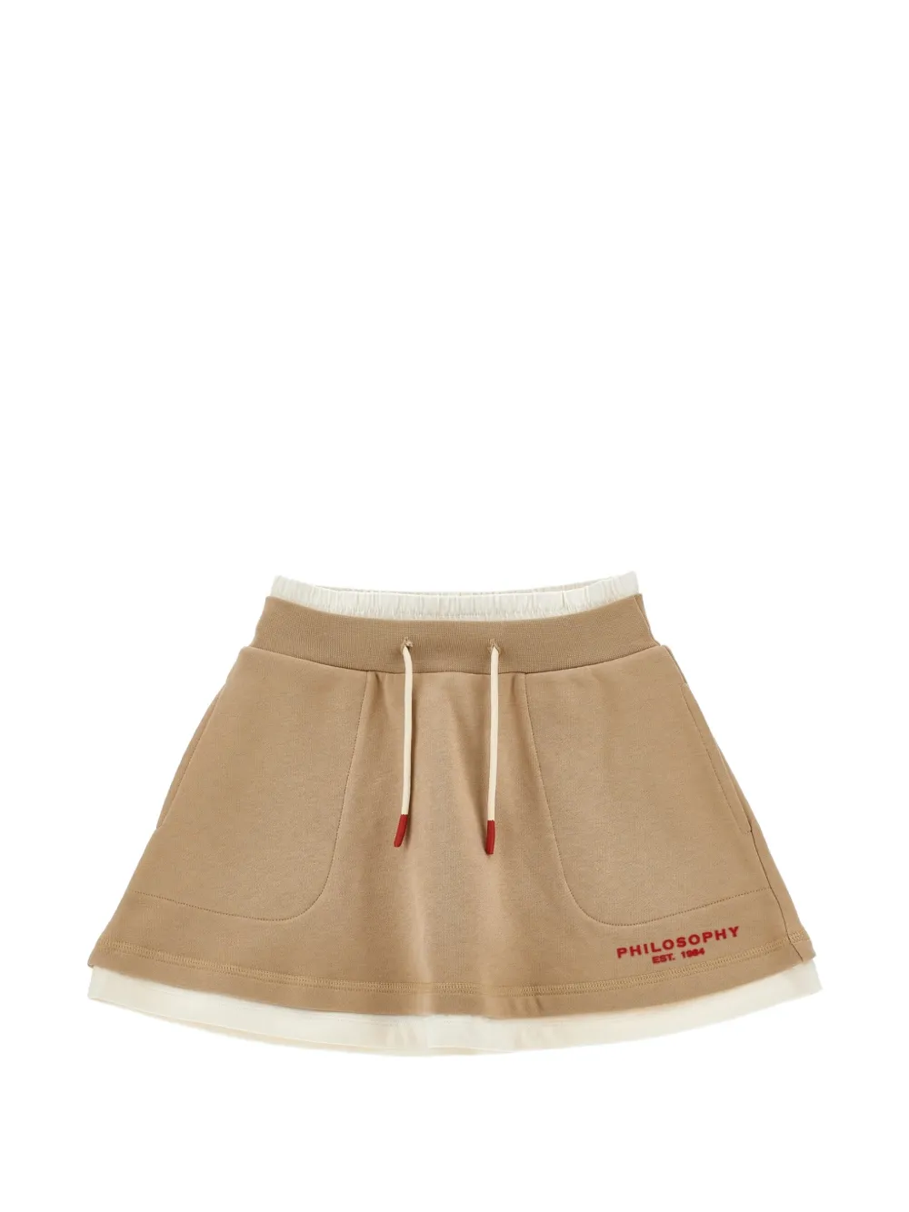 Philosophy Di Lorenzo Serafini Kids Gonna con stampa - Marrone
