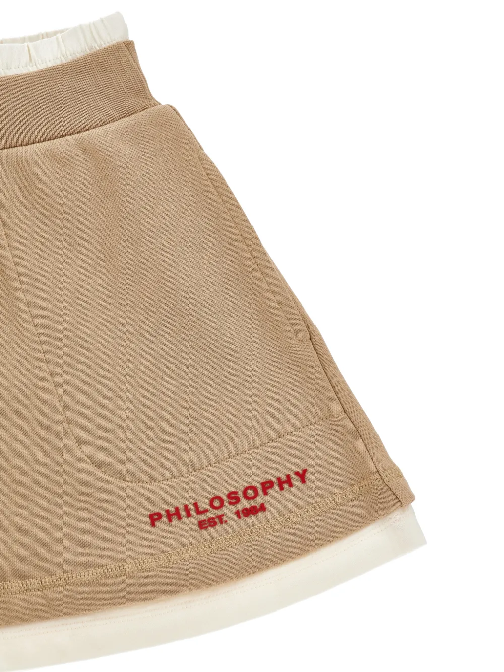 Philosophy Di Lorenzo Serafini Kids Gelaagde rok Bruin