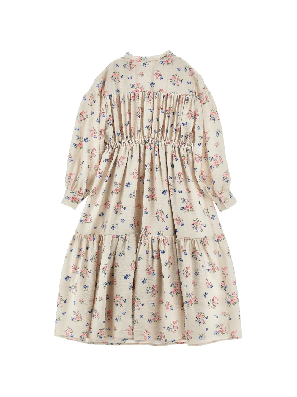 Philosophy Di Lorenzo Serafini Kids Jurk met bloemenprint Beige