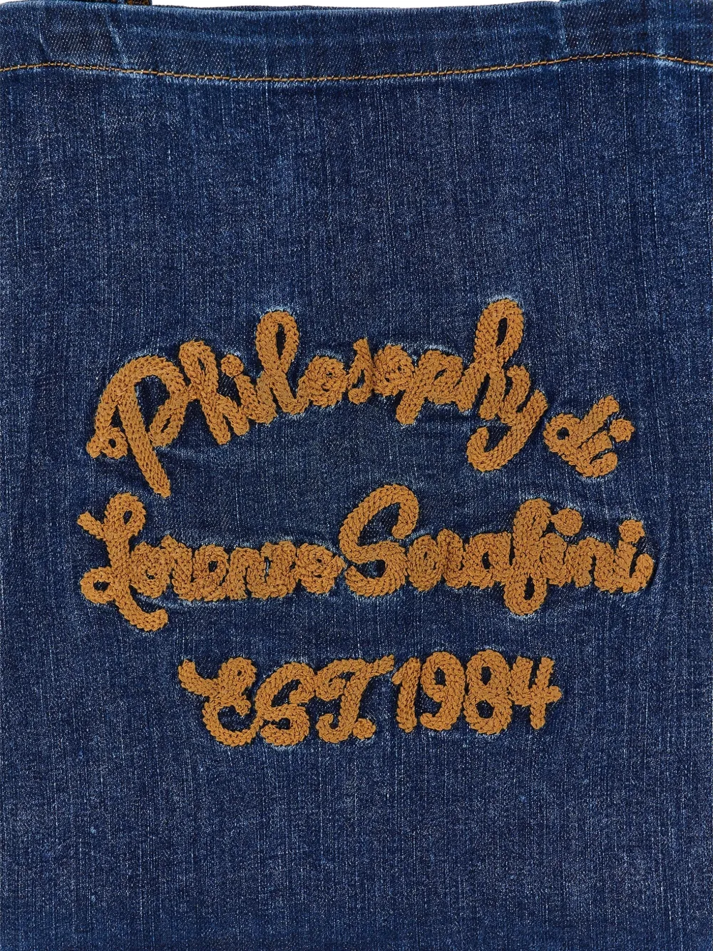 Philosophy Di Lorenzo Serafini Kids Shopper met geborduurd logo Blauw