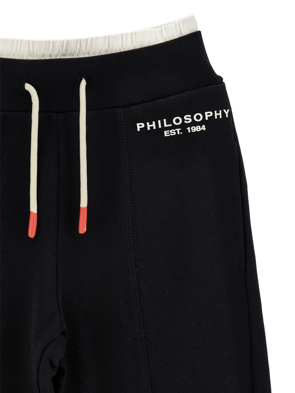 Philosophy Di Lorenzo Serafini Kids Broek met logoprint Zwart