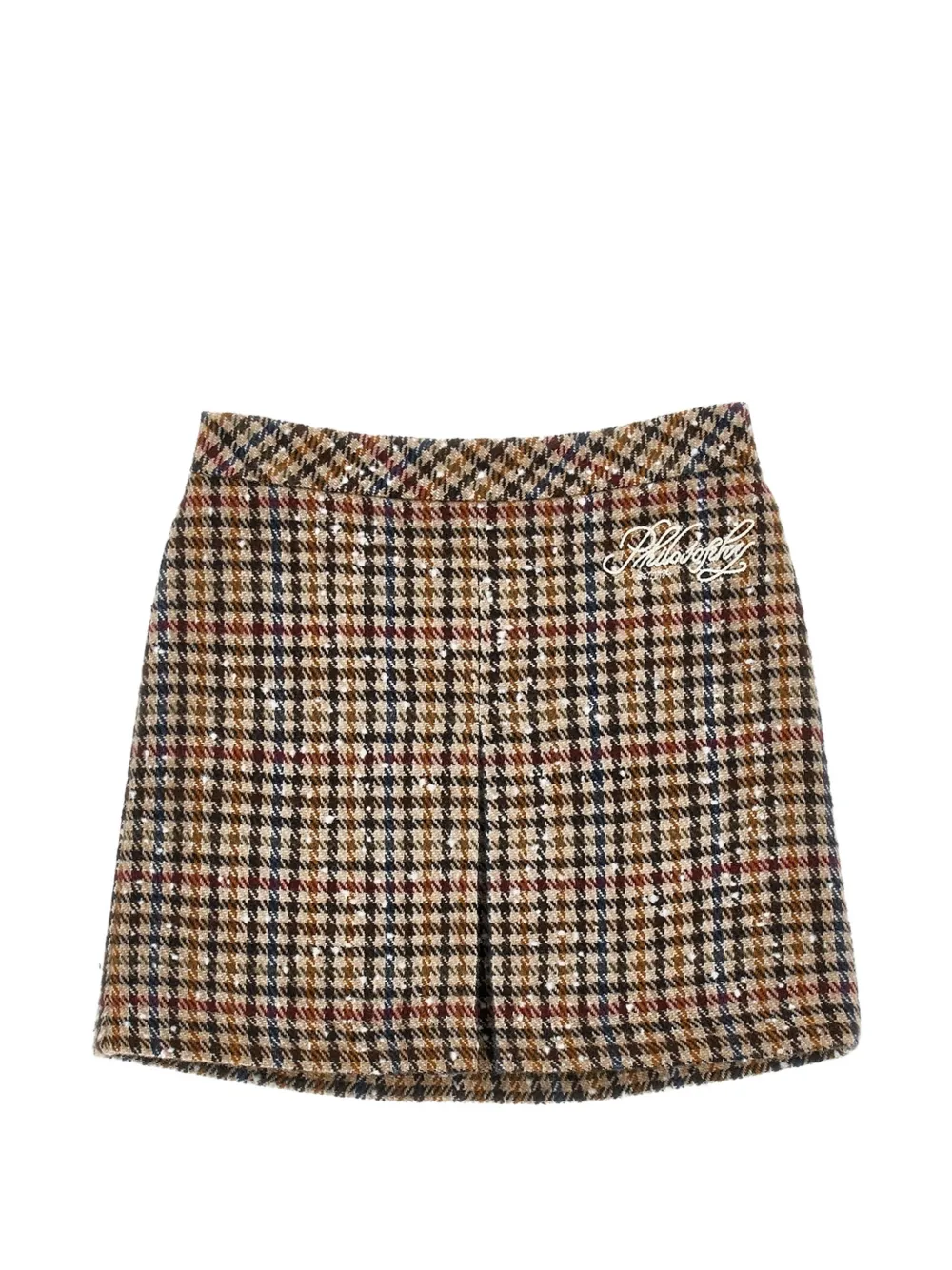 Philosophy Di Lorenzo Serafini Kids Gonna con logo ricamato - Toni neutri