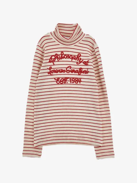 Philosophy Di Lorenzo Serafini Kids suéter con logo bordado