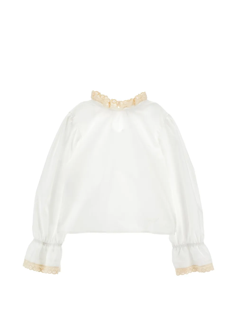 Philosophy Di Lorenzo Serafini Kids Blusa con ruches - Bianco