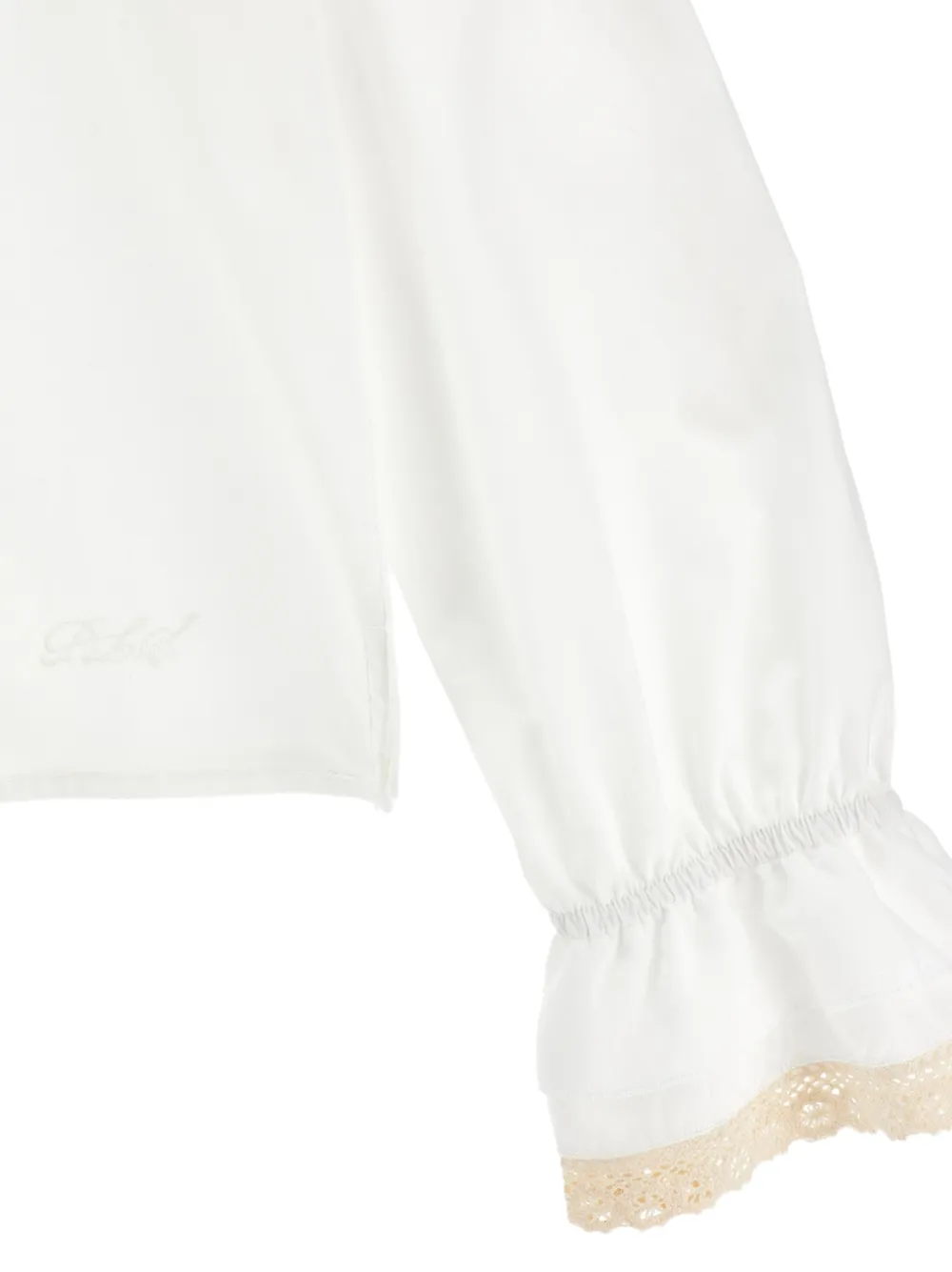 Philosophy Di Lorenzo Serafini Kids Shirt met ruches Wit