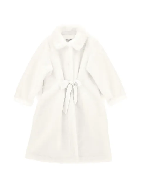 Philosophy Di Lorenzo Serafini Kids abrigo texturizado con detalle de moño
