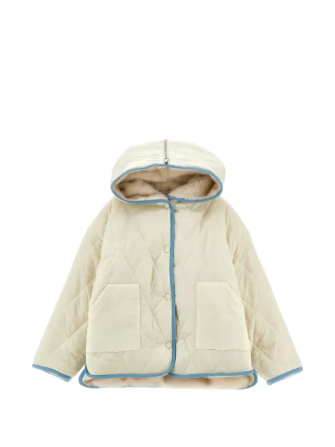 Philosophy Di Lorenzo Serafini Kids chamarra capitonada con logo bordado